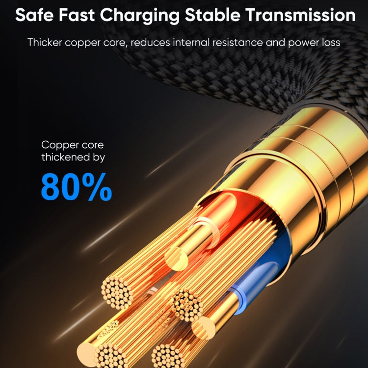 JOYROOM S-CL020A16 20W USB-C / Type-C to 8 Pin Digital Display Fast Charging Data Cable, Length:1.2m(Black) - 2 in 1 Cable by JOYROOM | Online Shopping South Africa | PMC TechLife