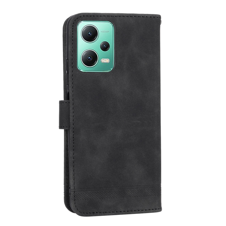 For Xiaomi Redmi Note 12 4G Global Dierfeng Dream Line TPU + PU Leather Phone Case(Black) - free shipping - PMC TechLife - Order now!