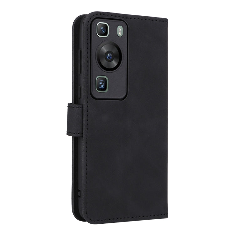 For Huawei P60 / P60 Pro Skin Feel Magnetic Flip Leather Phone Case(Black) - free shipping - PMC TechLife - Order now!