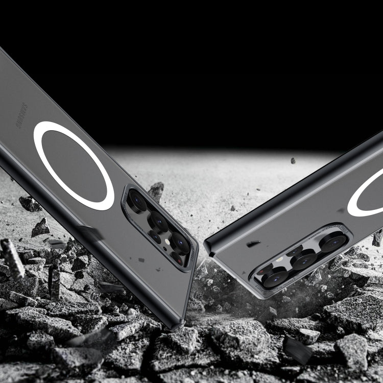 For Samsung Galaxy S23 Ultra 5G MagSafe Magnetic PC Phone Case(Black) - Galaxy S23 Ultra 5G Cases by PMC TechLife | Online Shopping South Africa | PMC TechLife