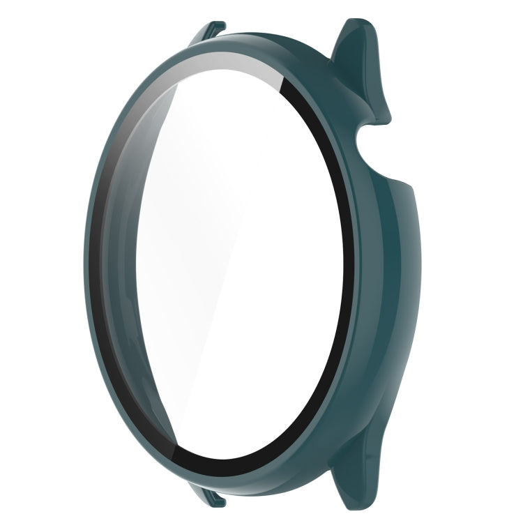 For Amazfit GTR Mini PC + Tempered Film Integrated Watch Protective Case(Pine Green) -  by PMC TechLife | Online Shopping South Africa | PMC TechLife