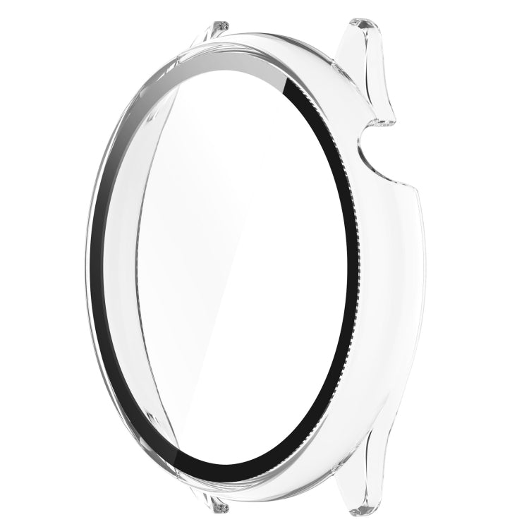 For Amazfit GTR Mini PC + Tempered Film Integrated Watch Protective Case(Transparent) -  by PMC TechLife | Online Shopping South Africa | PMC TechLife