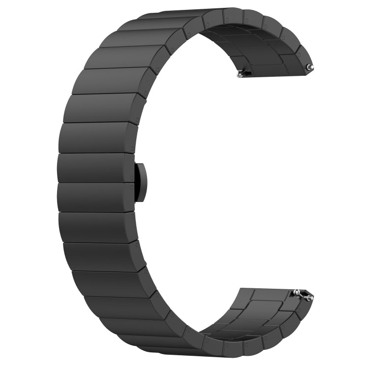 For Honor Watch GS 3i One Bead Steel Watch Band(Black) -  by PMC TechLife | Online Shopping South Africa | PMC TechLife