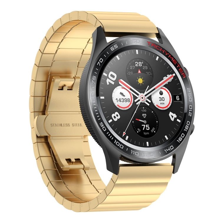For Honor Watch GS 3i One Bead Steel Watch Band(Gold) -  by PMC TechLife | Online Shopping South Africa | PMC TechLife