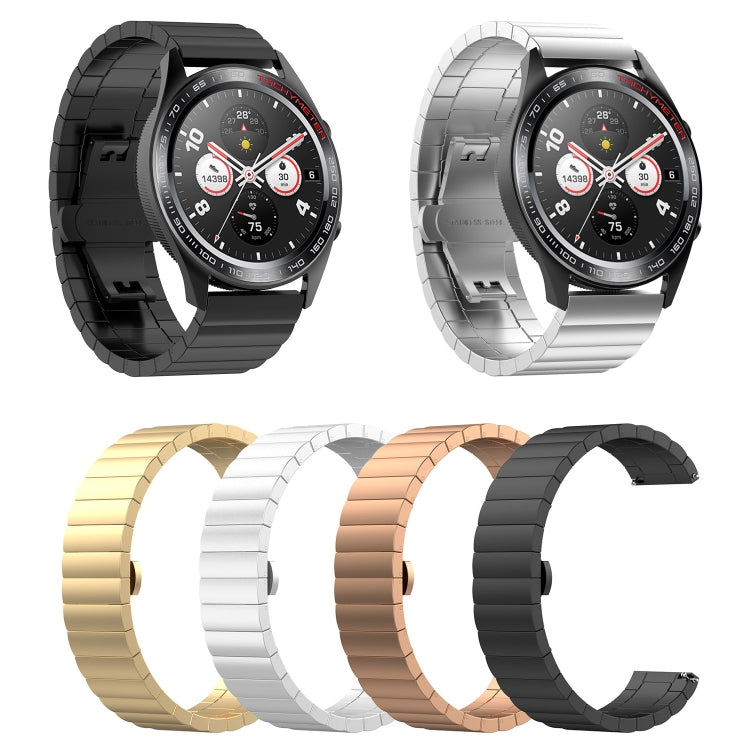 For Honor Watch GS 3i One Bead Steel Watch Band(Black) -  by PMC TechLife | Online Shopping South Africa | PMC TechLife