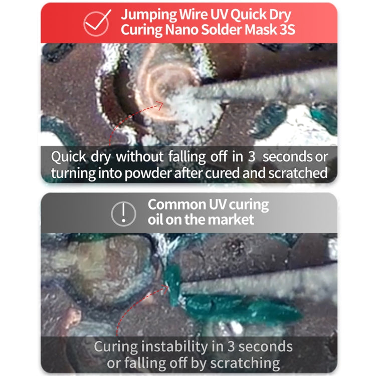 5pcs Qianli MEGA-IDEA Nano Solder Mask 3S Jump Wire UV Dry Fast Curing Glue - Repair Glue Series by QIANLI | Online Shopping South Africa | PMC TechLife | Buy Now Pay Later Mobicred