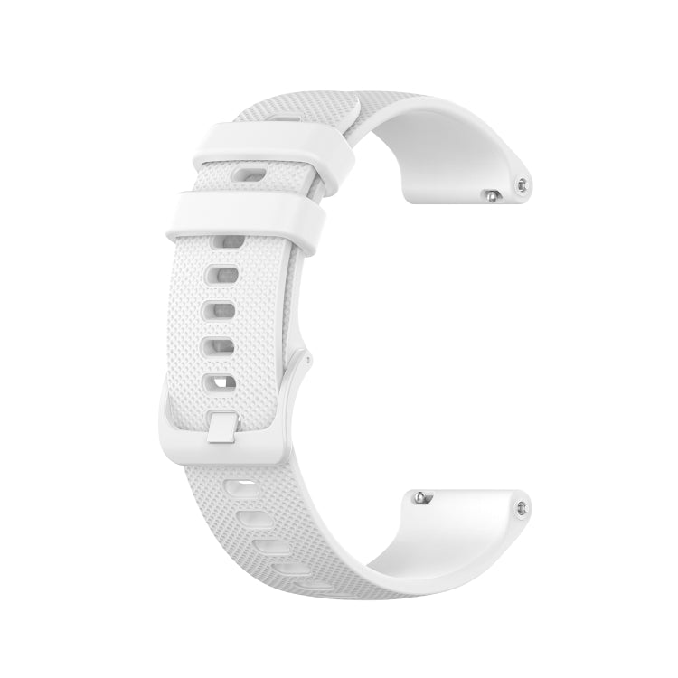 For Honor Watch GS 3i 22mm Small Plaid Texture Silicone Watch Band(White) -  by PMC TechLife | Online Shopping South Africa | PMC TechLife