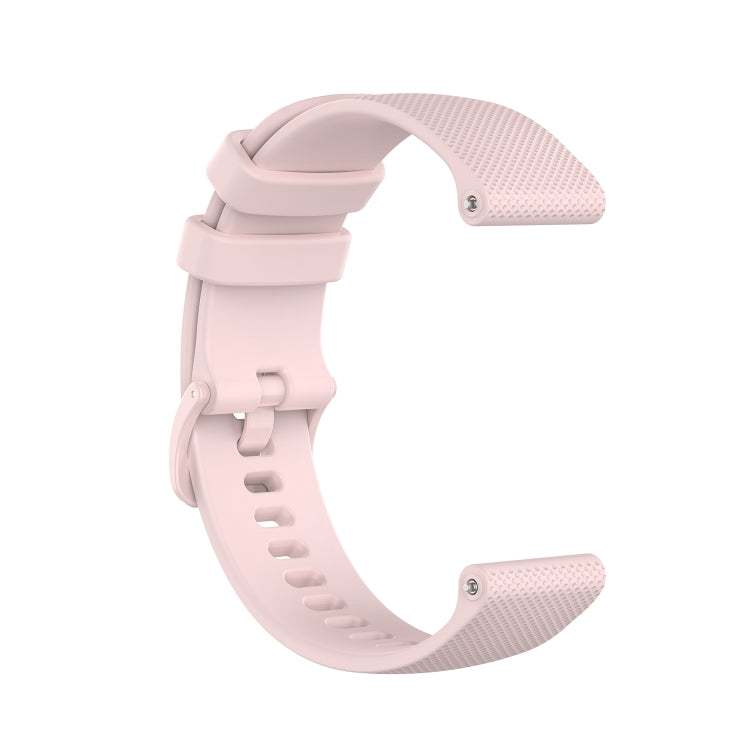 For Honor Watch GS 3i 22mm Small Plaid Texture Silicone Watch Band(Rose Pink) -  by PMC TechLife | Online Shopping South Africa | PMC TechLife