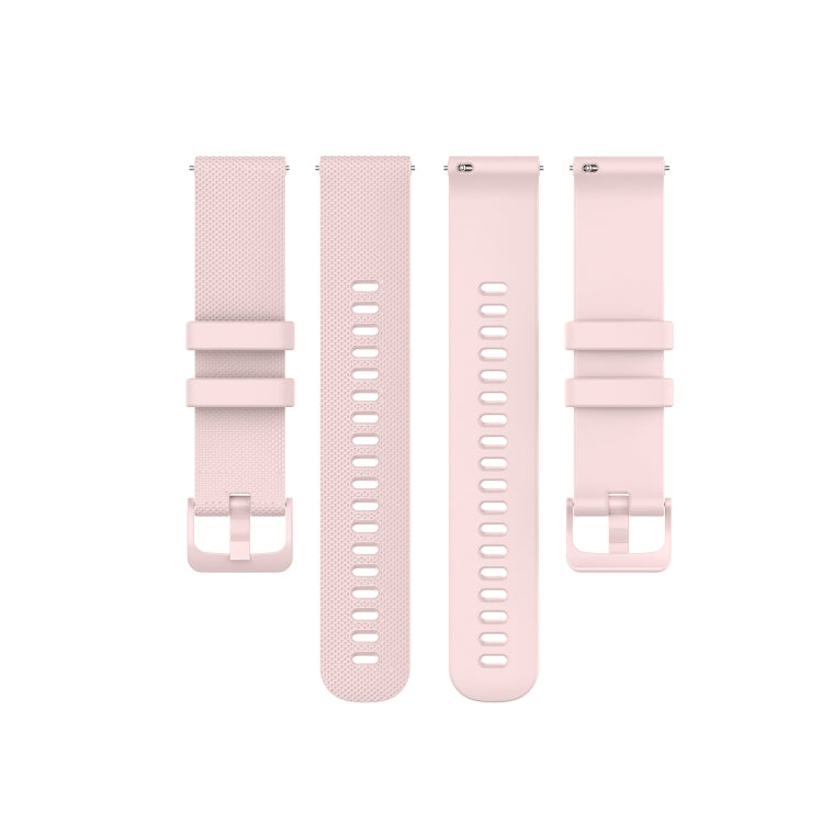 For Honor Watch GS 3i 22mm Small Plaid Texture Silicone Watch Band(Rose Pink) -  by PMC TechLife | Online Shopping South Africa | PMC TechLife