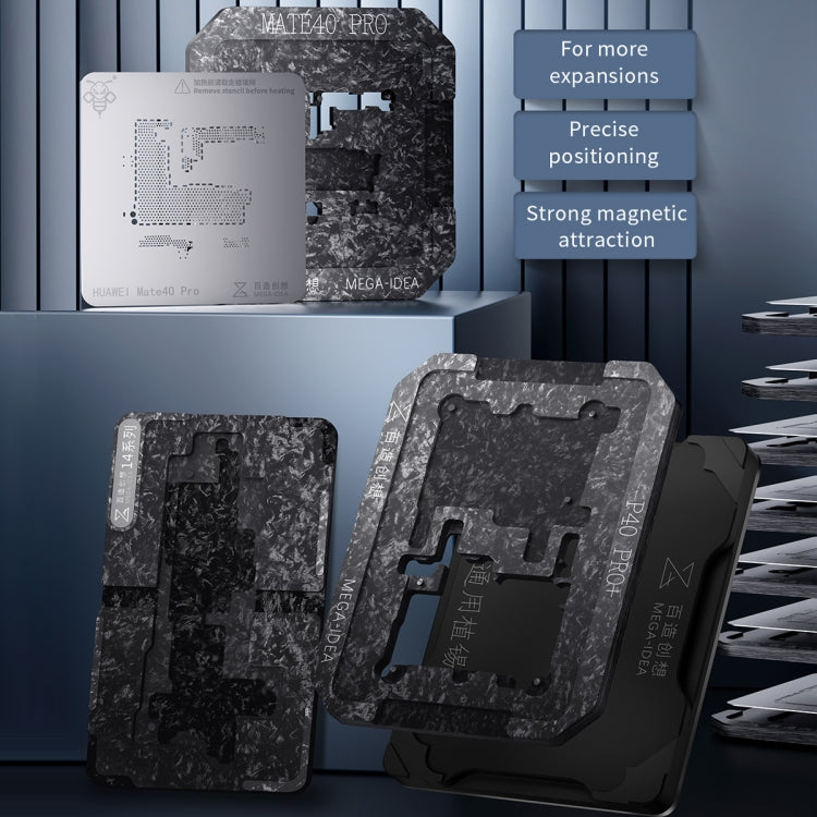 For Huawei Mate 40 Pro Qianli Mega-idea Multi-functional Middle Frame Positioning BGA Reballing Platform - Repair Platform by QIANLI | Online Shopping South Africa | PMC TechLife | Buy Now Pay Later Mobicred