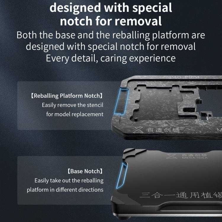 For iPhone 13 Series Qianli Mega-idea Multi-functional Middle Frame Positioning BGA Reballing Platform - free shipping - PMC TechLife - Order now!