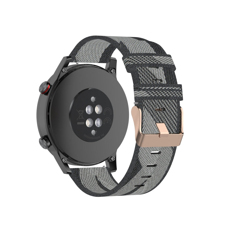 For Honor Watch GS 3i 22mm Nylon Woven Watch Band(Grey) -  by PMC TechLife | Online Shopping South Africa | PMC TechLife