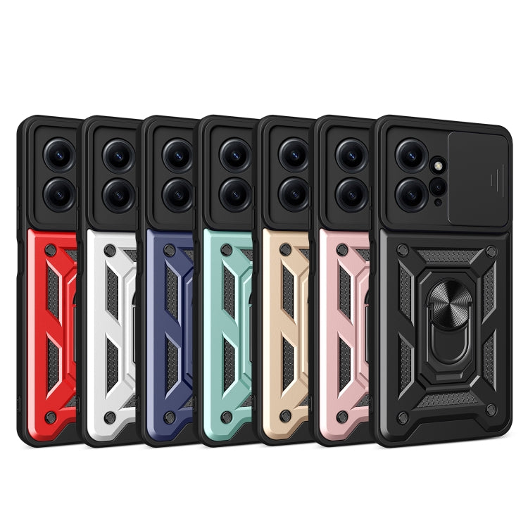 For Xiaomi Redmi Note 12 4G Global Sliding Camera Cover Design Phone Case(Rose Gold) - free shipping - PMC TechLife - Order now!