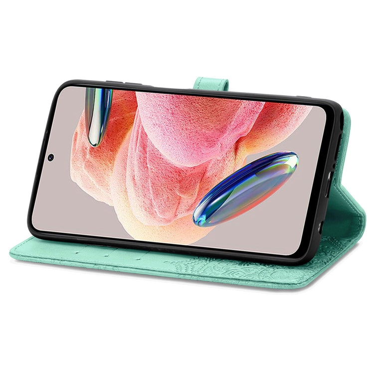 For Xiaomi Redmi Note 12 4G Global Mandala Flower Embossed Leather Phone Case(Green) - free shipping - PMC TechLife - Order now!