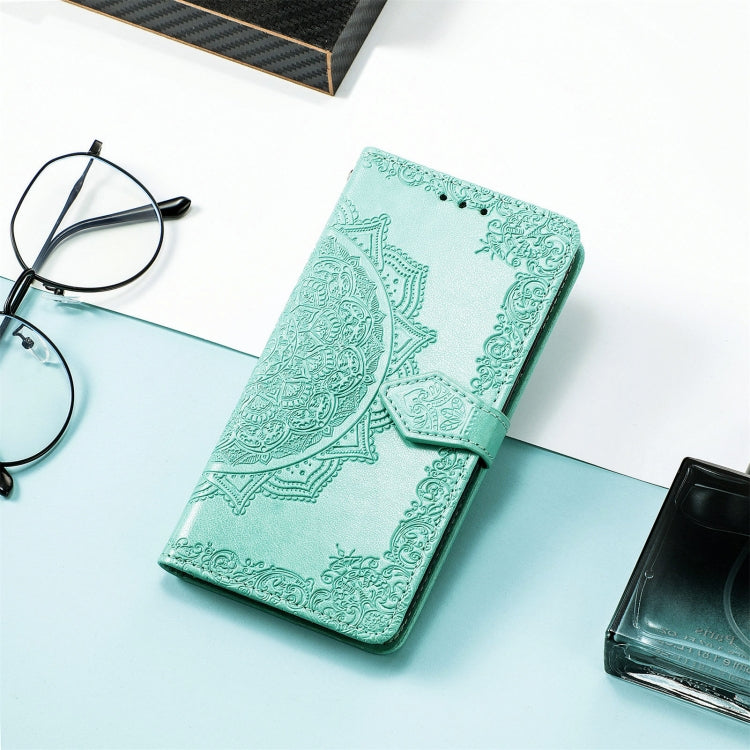 For Xiaomi Redmi Note 12 4G Global Mandala Flower Embossed Leather Phone Case(Green) - free shipping - PMC TechLife - Order now!