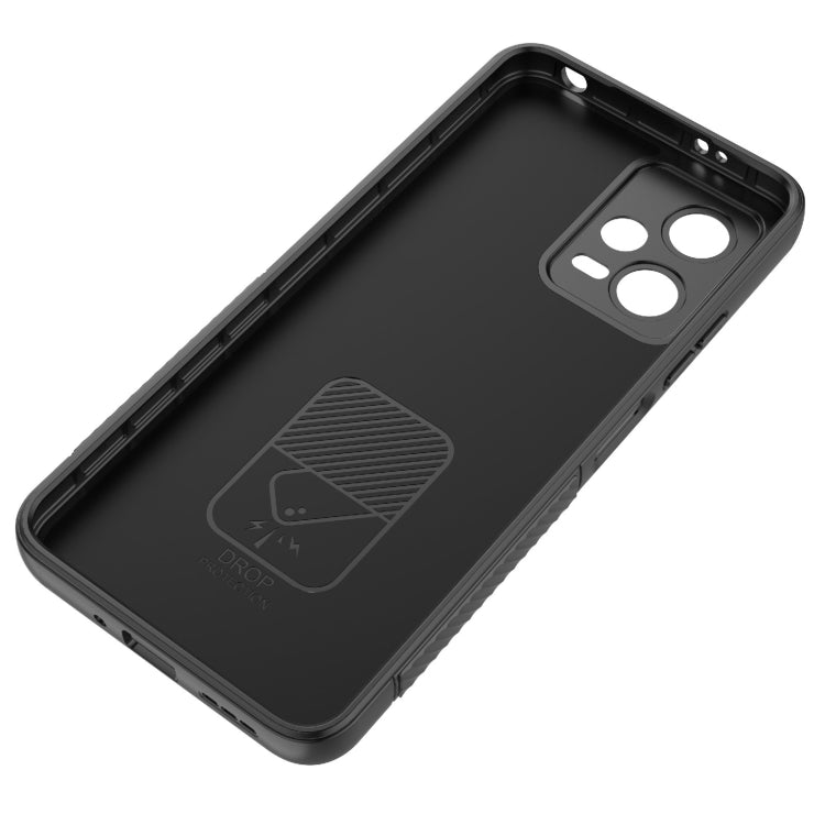 For Xiaomi Redmi Note 12 5G Global Wavy Texture TPU Phone Case with Lens Film(Blue) - free shipping - PMC TechLife - Order now!