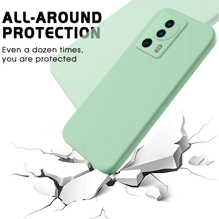 For Xiaomi 13 Lite / 12 Lite NE Pure Color Liquid Silicone Shockproof Phone Case(Green) - free shipping - PMC TechLife - Order now!