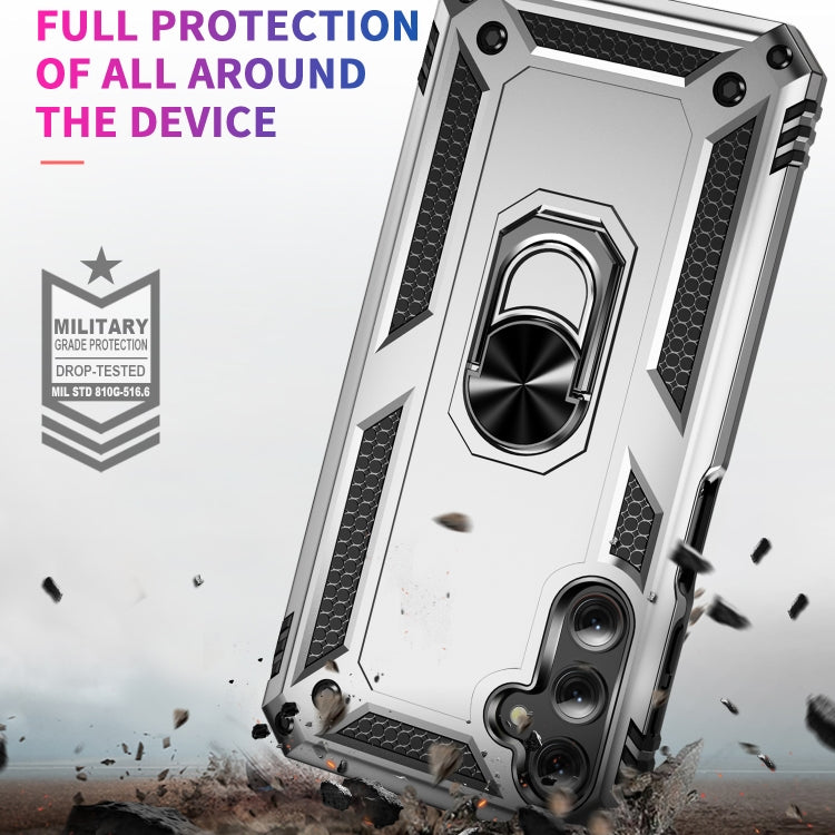 For Samsung Galaxy A24 4G Shockproof TPU + PC Phone Case(Silver) - free shipping - PMC TechLife - Order now!