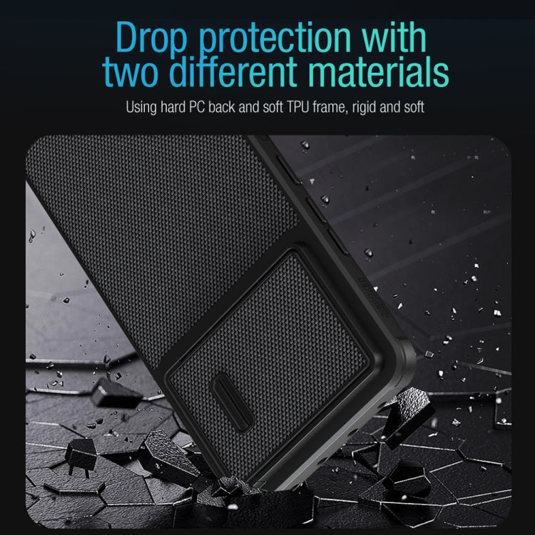 For Xiaomi 13 Pro NILLKIN 3D Textured Nylon Fiber TPU + PC Phone Case(Black) - 13 Pro Cases by NILLKIN | Online Shopping South Africa | PMC TechLife