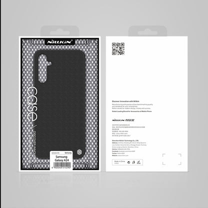 For Samsung Galaxy A24 NILLKIN Shockproof TPU + PC Textured Phone Case(Black) - Galaxy Phone Cases by NILLKIN | Online Shopping South Africa | PMC Jewellery