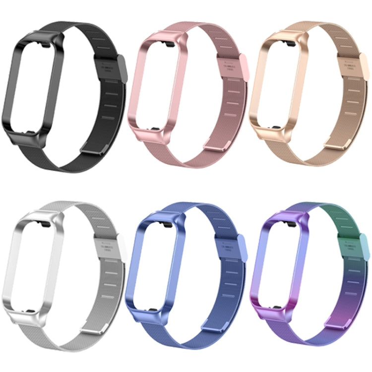 For Redmi Band 2 Milan Buckle Metal Watch Band(Midnight Blue) - Smart Wear by PMC TechLife | Online Shopping South Africa | PMC TechLife