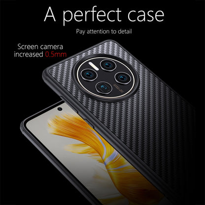 For Huawei Mate 50 wlons Magsafe Carbon Fiber Kevlar TPU Phone Case(Black) - Huawei Cases by wlons | Online Shopping South Africa | PMC Jewellery | Buy Now Pay Later Mobicred