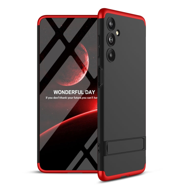 For Samsung Galaxy F54 GKK Three Stage Splicing Full Coverage PC Phone Case(Black Red) - Galaxy Phone Cases by GKK | Online Shopping South Africa | PMC Jewellery