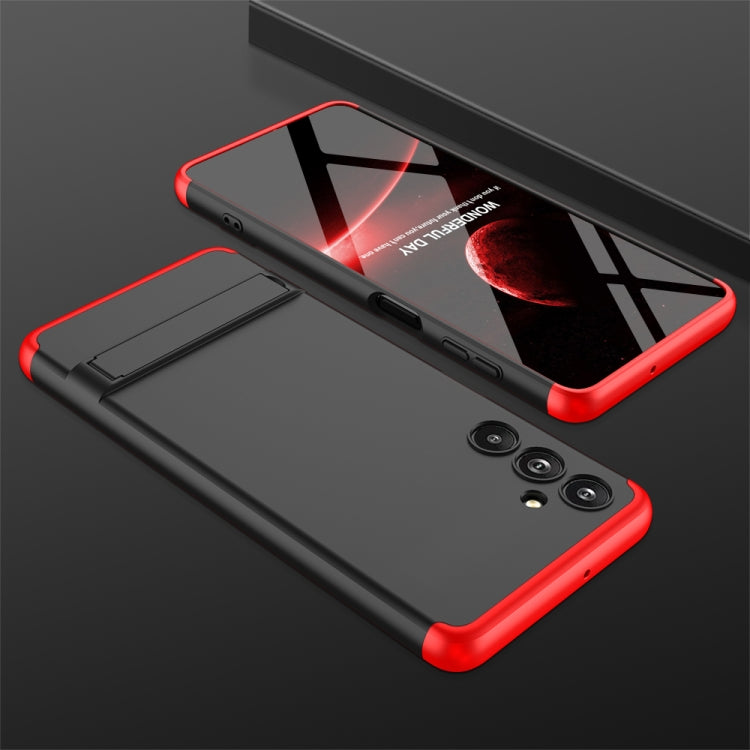 For Samsung Galaxy F54 GKK Three Stage Splicing Full Coverage PC Phone Case(Black Red) - Galaxy Phone Cases by GKK | Online Shopping South Africa | PMC Jewellery