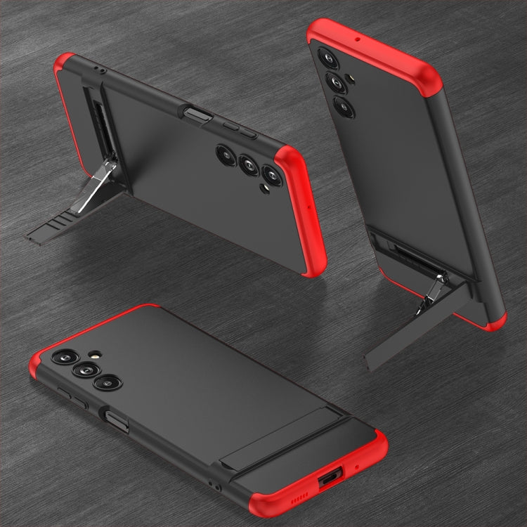 For Samsung Galaxy F54 GKK Three Stage Splicing Full Coverage PC Phone Case(Black Red) - Galaxy Phone Cases by GKK | Online Shopping South Africa | PMC Jewellery