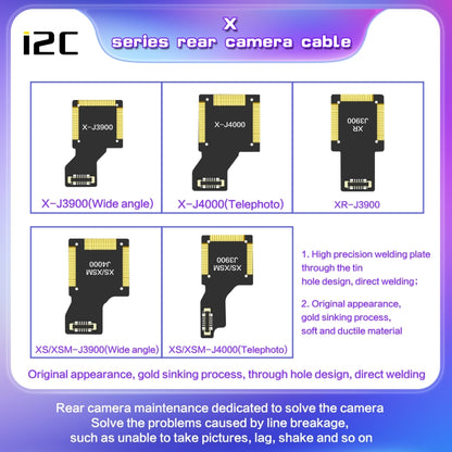 For iPhone 12 J10500 i2C Back Facing Wide Camera Cable - Flex Cable by PMC Jewellery | Online Shopping South Africa | PMC Jewellery