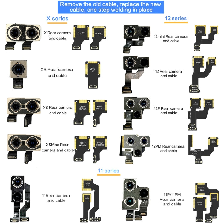 For iPhone 12 Pro i2C Back Facing Ultra Wide Camera Cable - Flex Cable by PMC TechLife | Online Shopping South Africa | PMC TechLife