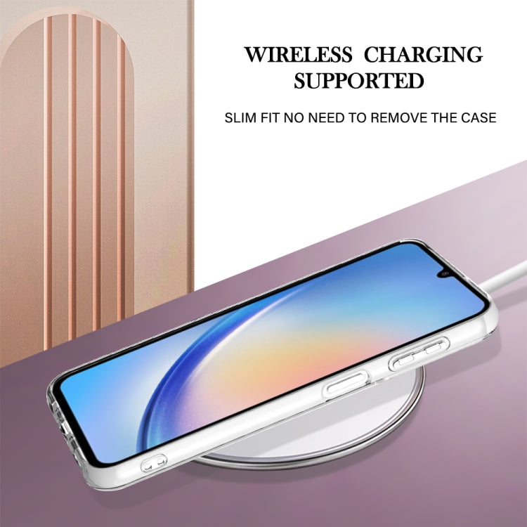 For Samsung Galaxy A24 Electroplating Marble Dual-side IMD Phone Case(Rose Gold 005) - free shipping - PMC TechLife - Order now!