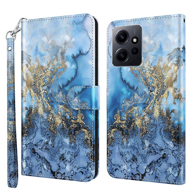 For Xiaomi Redmi Note 12 4G Global 3D Painting Pattern Flip Leather Phone Case(Milky Way) - free shipping - PMC TechLife - Order now!