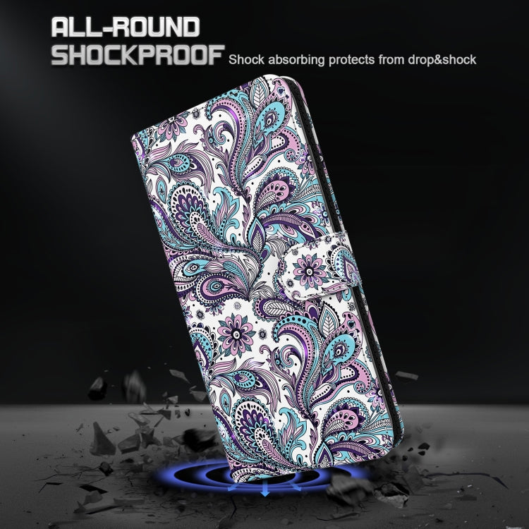 For Xiaomi Redmi Note 12 4G Global 3D Painting Pattern Flip Leather Phone Case(Swirl Pattern) - free shipping - PMC TechLife - Order now!