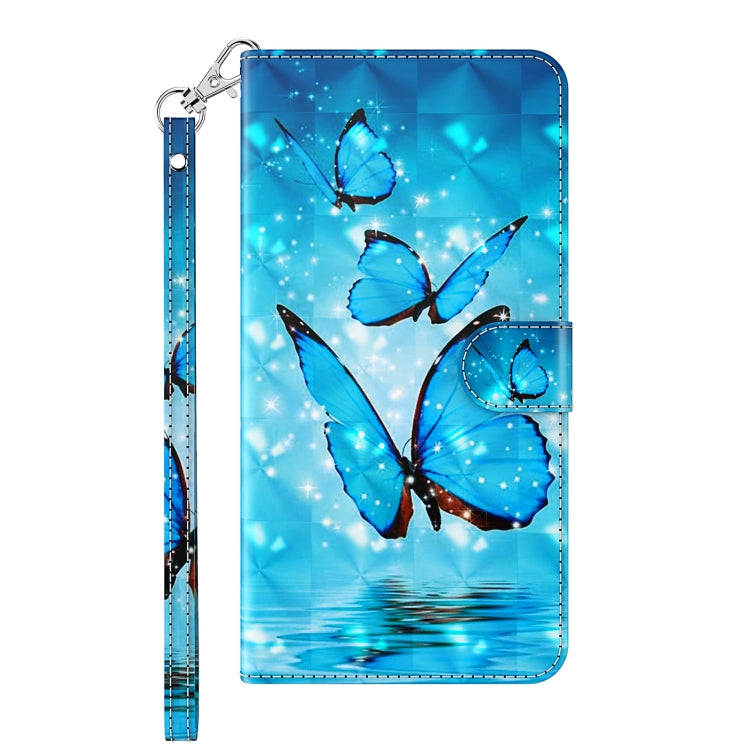 For Xiaomi Redmi Note 12 4G Global 3D Painting Pattern Flip Leather Phone Case(Three Butterflies) - free shipping - PMC TechLife - Order now!