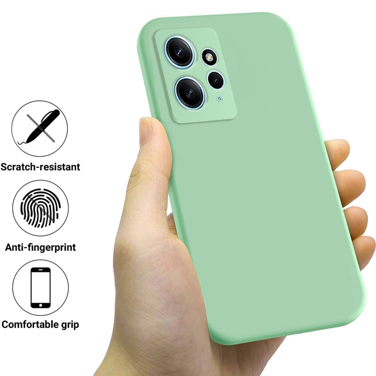 For Xiaomi Redmi Note 12 4G Global Pure Color Liquid Silicone Shockproof Phone Case(Green) - free shipping - PMC TechLife - Order now!