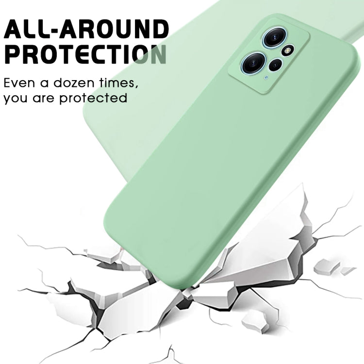 For Xiaomi Redmi Note 12 4G Global Pure Color Liquid Silicone Shockproof Phone Case(Green) - free shipping - PMC TechLife - Order now!