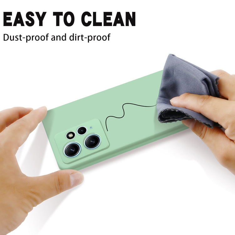 For Xiaomi Redmi Note 12 4G Global Pure Color Liquid Silicone Shockproof Phone Case(Green) - free shipping - PMC TechLife - Order now!