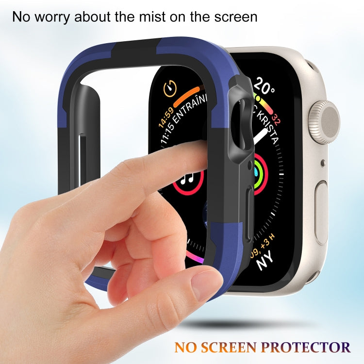 For Apple Watch Series SE 2&6&SE&5&4 40mm Armor Frame Watch Case(Purple) - Smart Wear by PMC TechLife | Online Shopping South Africa | PMC TechLife