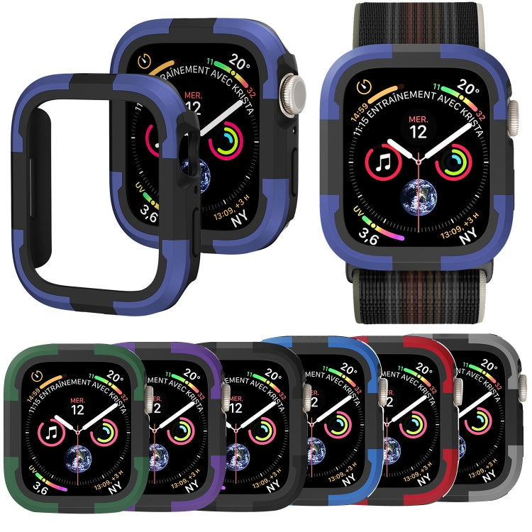 For Apple Watch Ultra 49mm Armor Frame Watch Case(Purple) - Smart Wear by PMC TechLife | Online Shopping South Africa | PMC TechLife