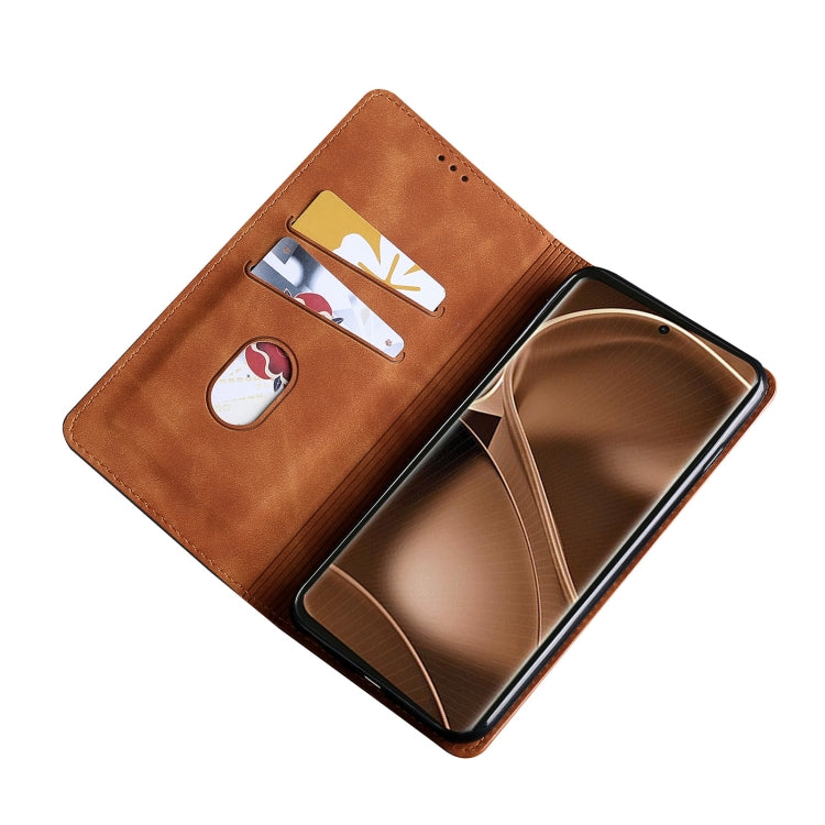 For Nokia G22 Skin Feel Magnetic Horizontal Flip Leather Phone Case(Light Brown) - free shipping - PMC TechLife - Order now!