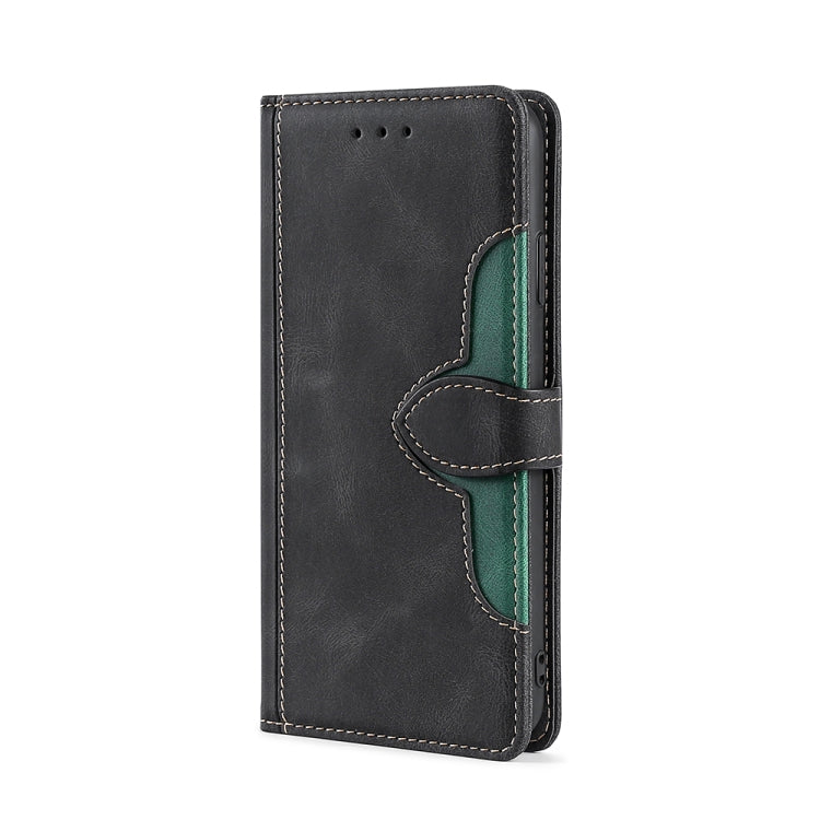 For Xiaomi Redmi Note 12 4G Global Skin Feel Magnetic Buckle Leather Phone Case(Black) - free shipping - PMC TechLife - Order now!