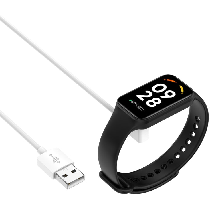 For Xiaomi Mi Band 8 Watch Magnetic Suction Charger USB Charging Cable, Length:60cm(White) - Smart Wear by PMC TechLife | Online Shopping South Africa | PMC TechLife
