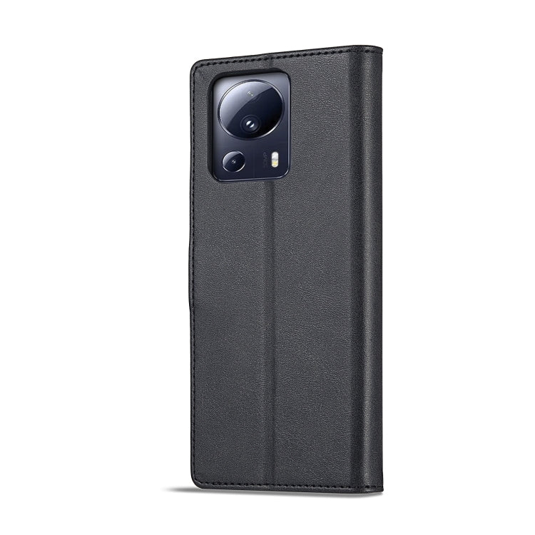For Xiaomi 13 Lite LC.IMEEKE Calf Texture Horizontal Flip Leather Case(Black) - free shipping - PMC TechLife - Order now!