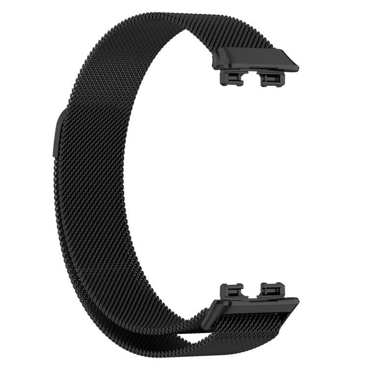 For Huawei Band 10 / 9 / 8 Milanese Metal Watch Band(Black) - Watch Bands by PMC TechLife | Online Shopping South Africa | PMC TechLife | Buy Now Pay Later Mobicred