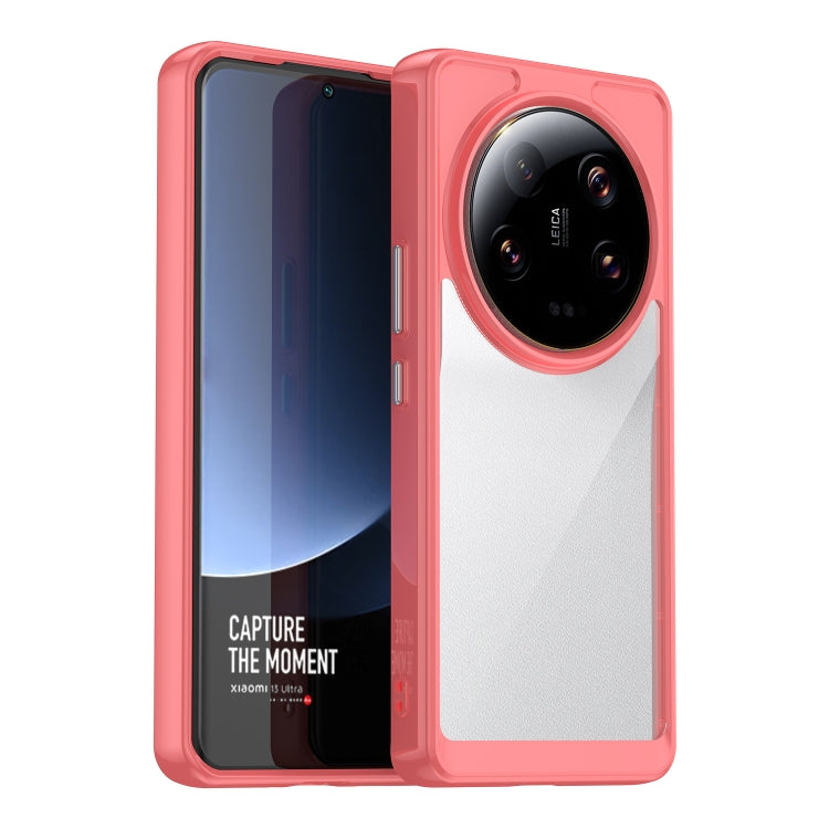 For Xiaomi 13 Ultra Colorful Series Acrylic + TPU Phone Case(Red) - free shipping - PMC TechLife - Order now!