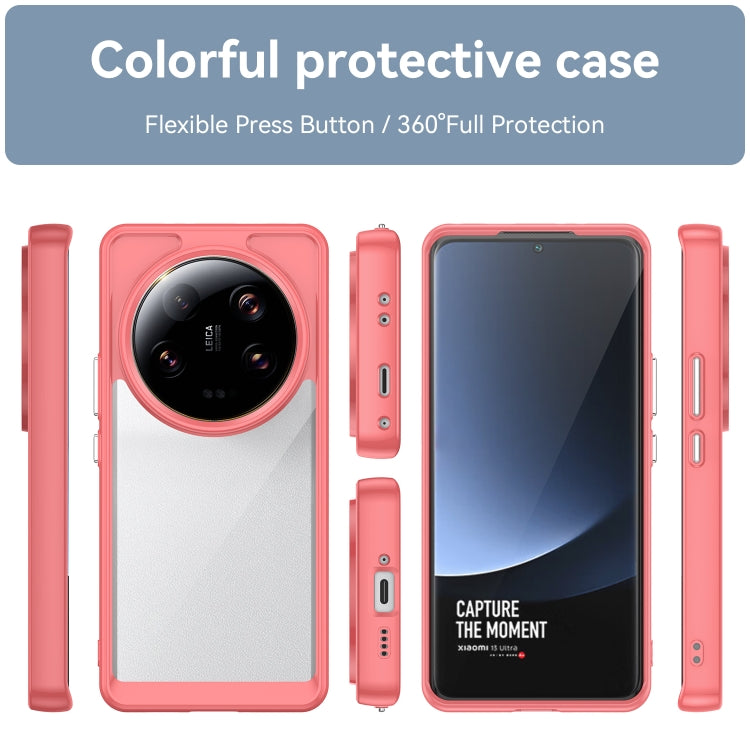 For Xiaomi 13 Ultra Colorful Series Acrylic + TPU Phone Case(Red) - free shipping - PMC TechLife - Order now!