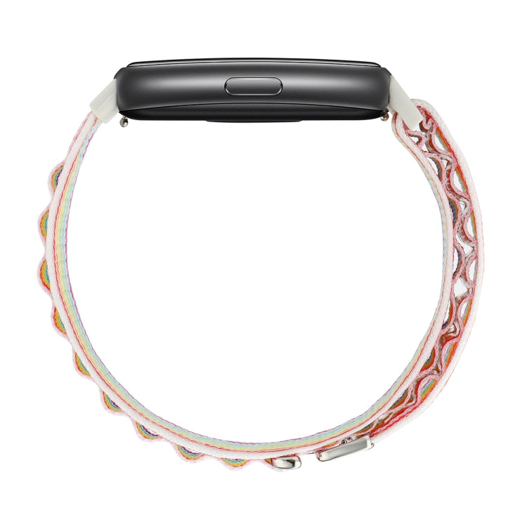 For Huawei Band 7 Loop Nylon Watch Band(Green) - Smart Wear by PMC TechLife | Online Shopping South Africa | PMC TechLife