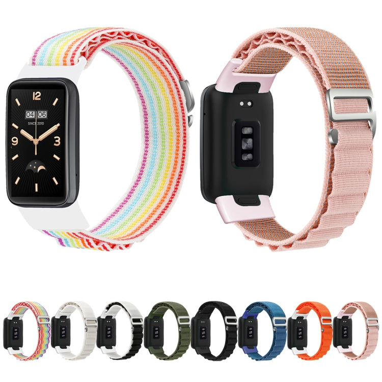 For Xiaomi Mi Band 7 Pro Loop Nylon Watch Band(Starlight Black) - Smart Wear by PMC TechLife | Online Shopping South Africa | PMC TechLife