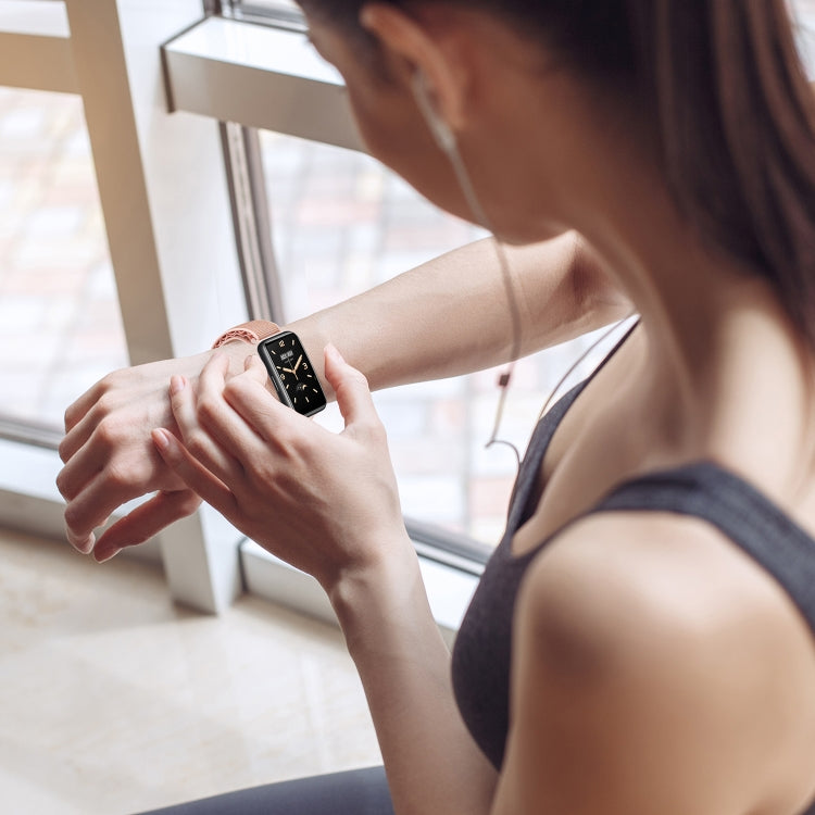 For Xiaomi Mi Band 7 Pro Loop Nylon Watch Band(Starlight Black) - Smart Wear by PMC TechLife | Online Shopping South Africa | PMC TechLife